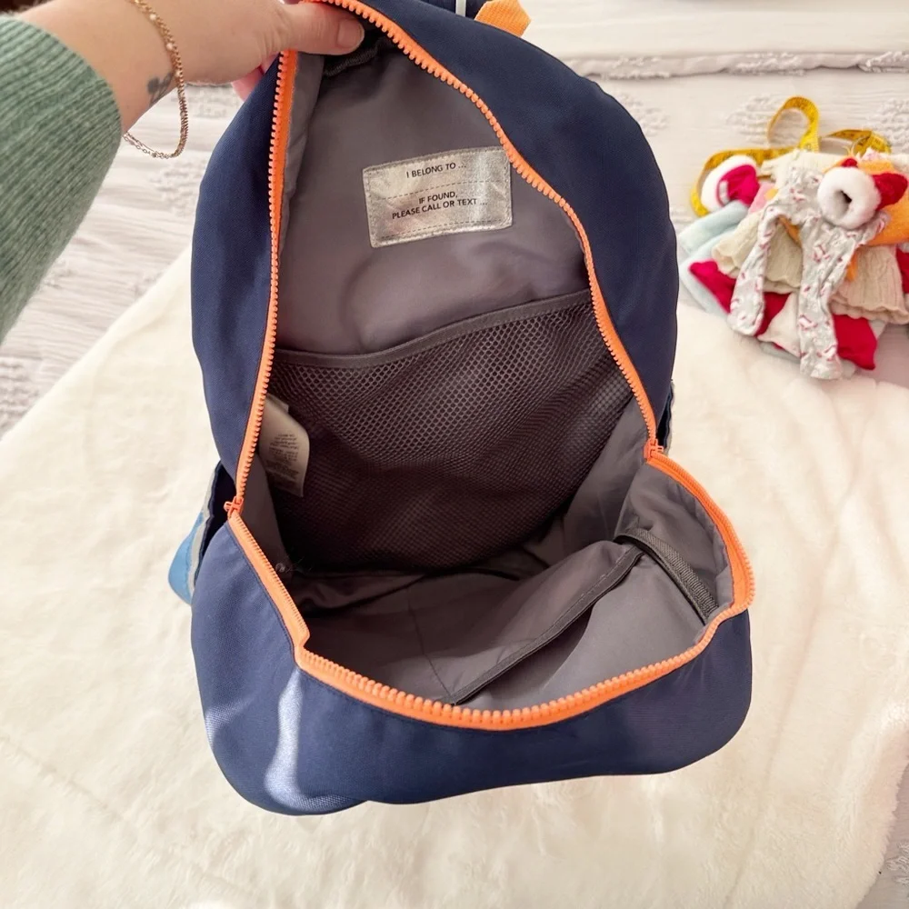 Pottery Barn Kids Space Shuttle blue backpack